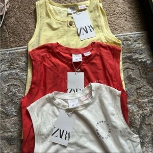 Zara summer tank tops